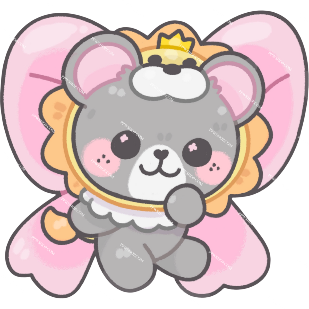 Look Khunnoo Bow Sticker 3”