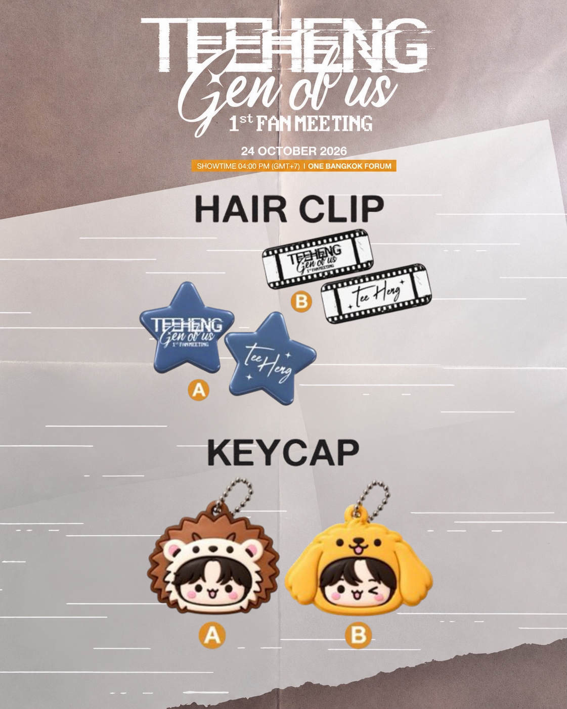 (Preorder) TeeHeng Gem of Us First Fanmeet