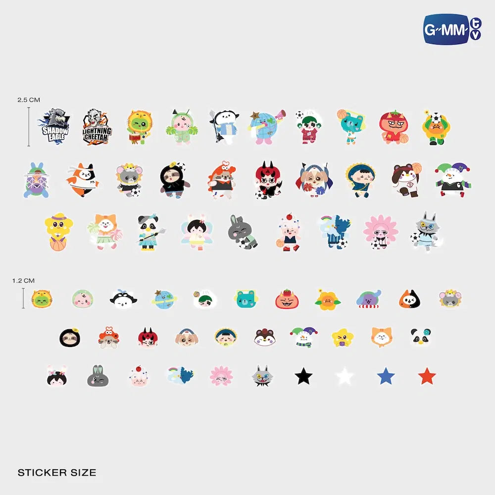 Fandom Character Sticker Set Starlympics 2025