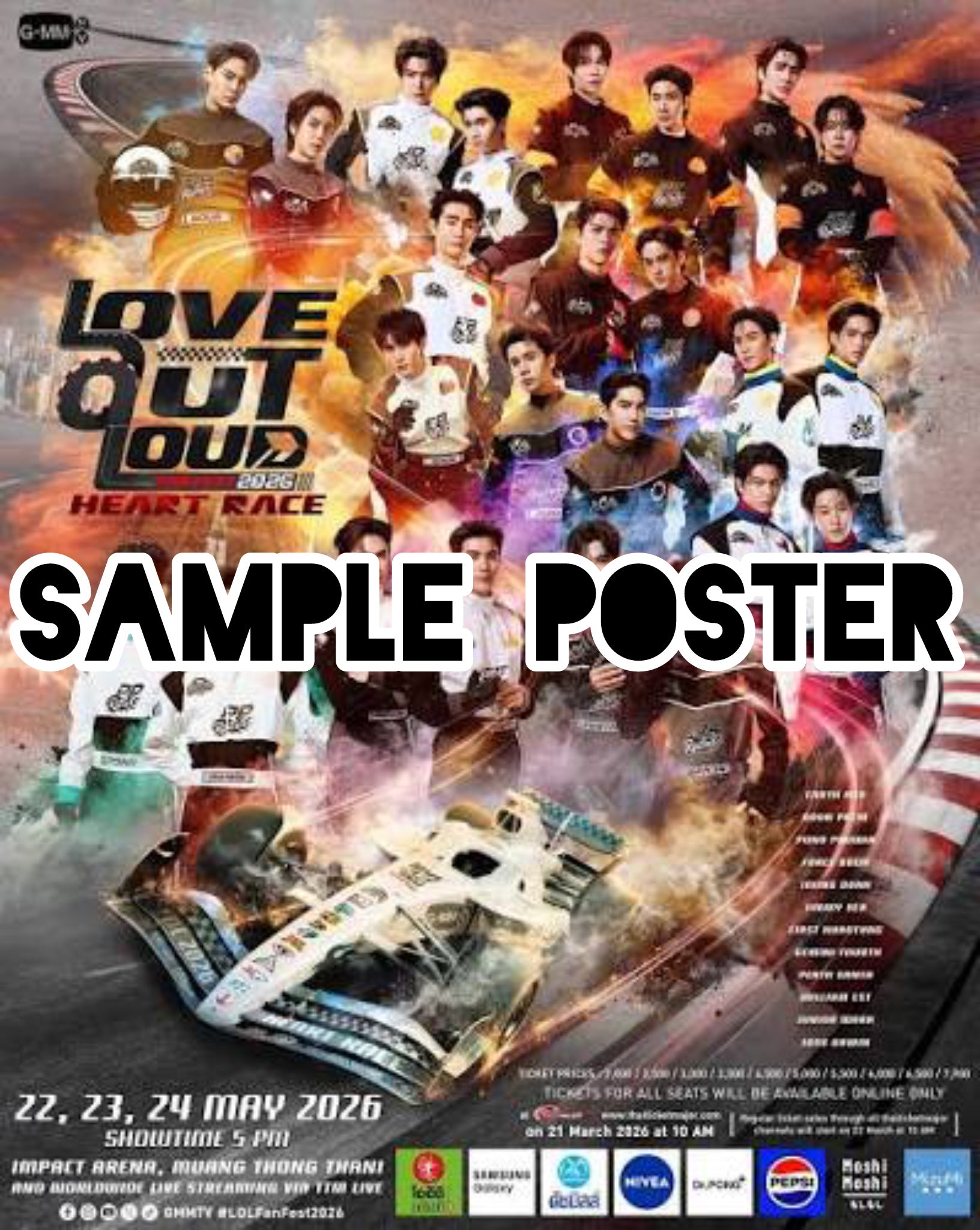 (Awaiting Stock) All Artist LOL 2026 Signed Poster