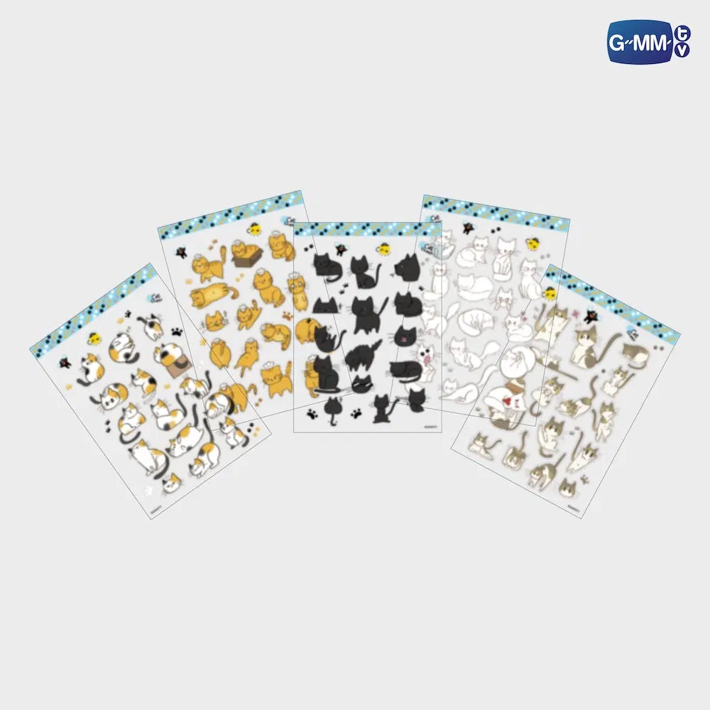 Cat For Cash Sticker Set