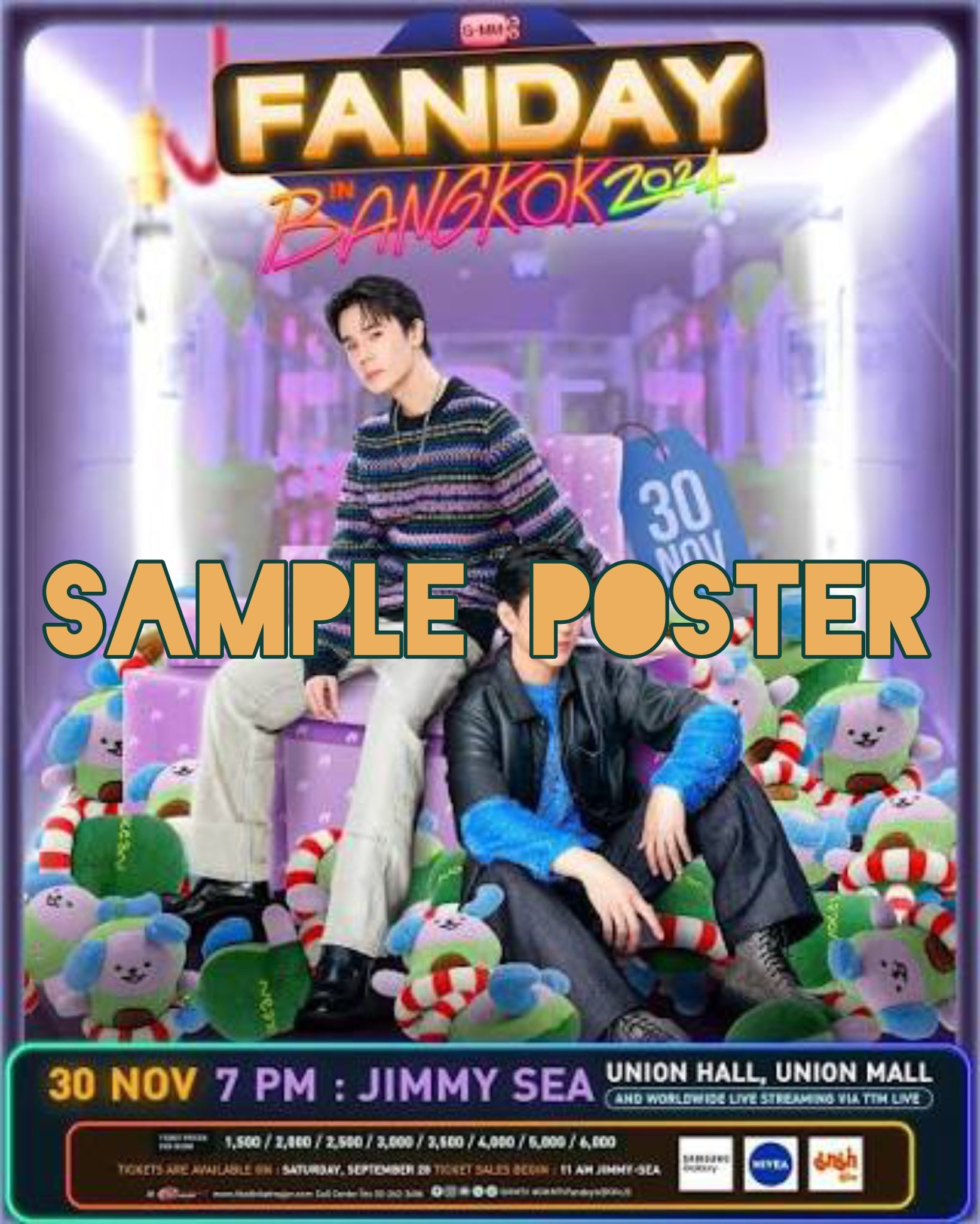 JimmySea Fanday 2024 Signed Poster