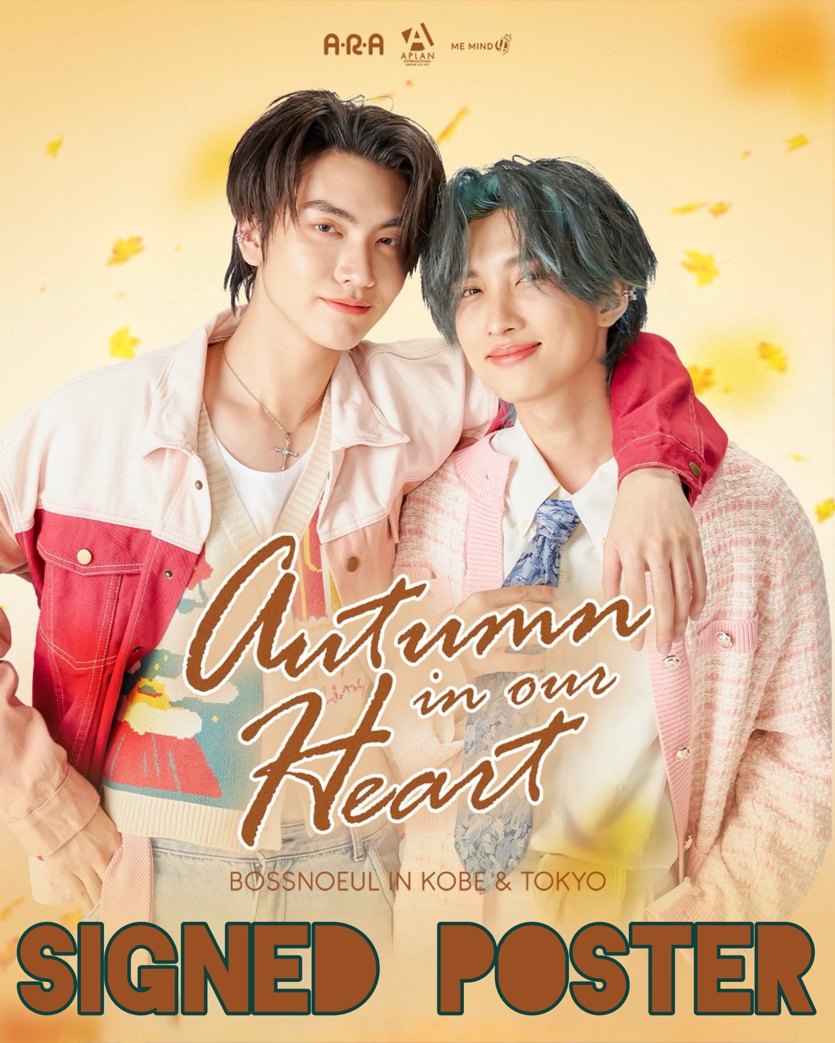 BossNouel Autumn in Our Heart Signed Poster
