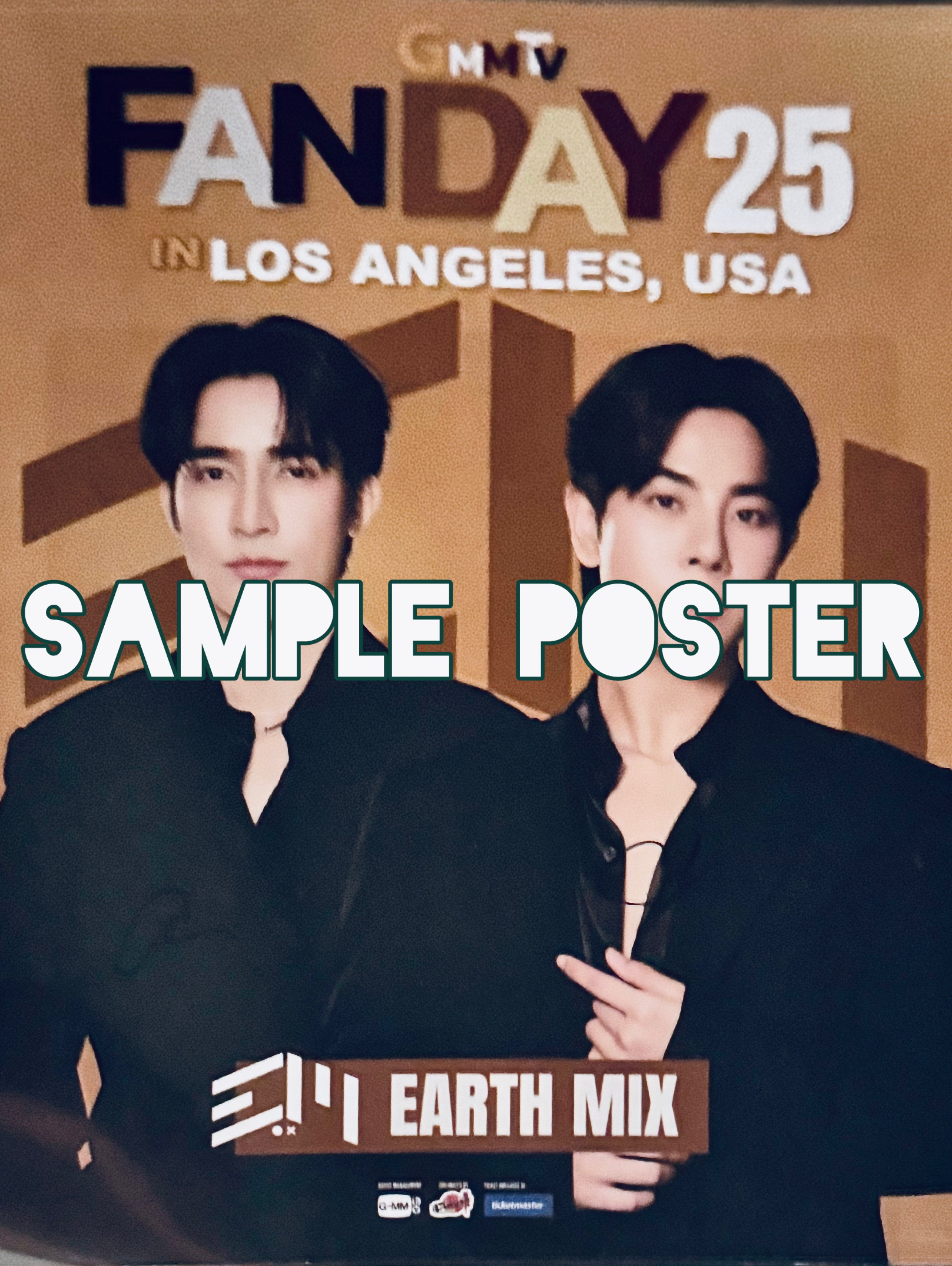 EarthMix Fanday 25 Signed Poster